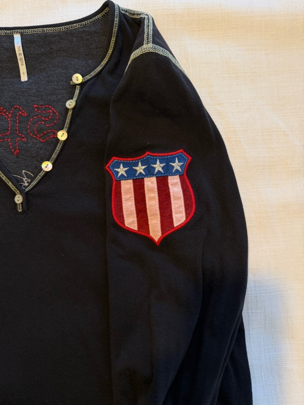 Alp N Rock Aspen Patchwork Long Sleeve Henley - Picture 9 of 13